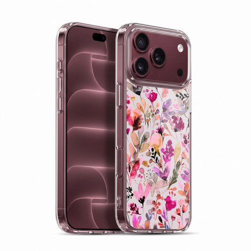 Ninola Botanical Patterns Artsy Ink Flowers Soft Gel Case for Apple iPhone 18 Pro Max