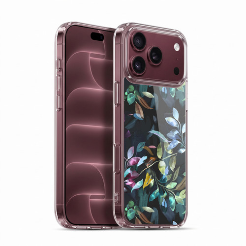 Ninola Botanical Patterns Watercolor Mystic Leaves Soft Gel Case for Apple iPhone 18 Pro Max