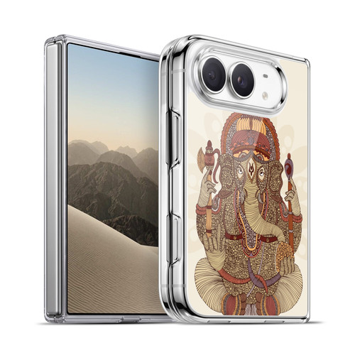 Valentina Symbols Illustration Ganesha Soft Gel Case for Apple iPhone Duo
