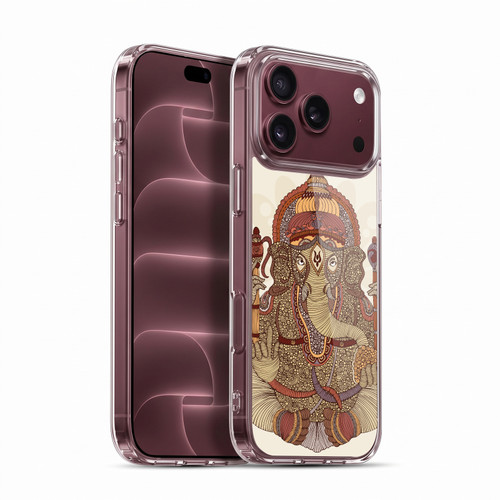 Valentina Symbols Illustration Ganesha Soft Gel Case for Apple iPhone 18 Pro Max