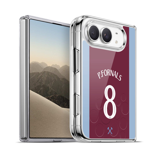 West Ham United FC 2023/24 Players Home Kit Pablo Fornals Soft Gel Case for Apple iPhone Duo
