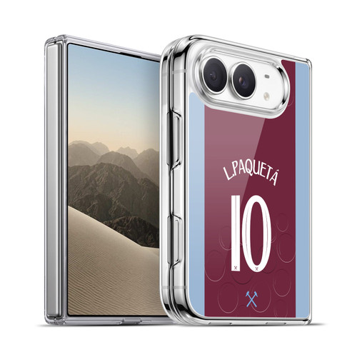 West Ham United FC 2023/24 Players Home Kit Lucas Paquetá Soft Gel Case for Apple iPhone Duo