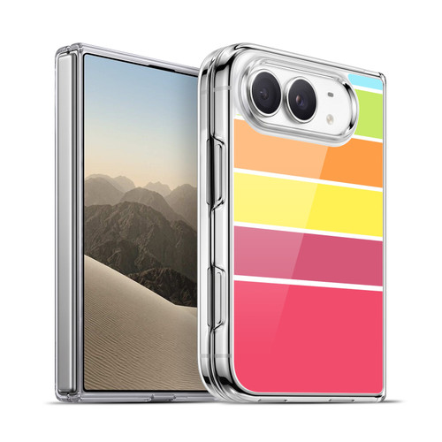 Head Case Designs Stripes Collection Orange And Hot Pink Soft Gel Case for Apple iPhone Duo