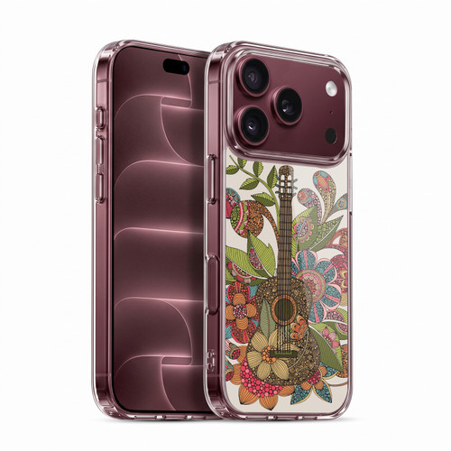 Valentina Bloom Ever Guitar Soft Gel Case for Apple iPhone 18 Pro