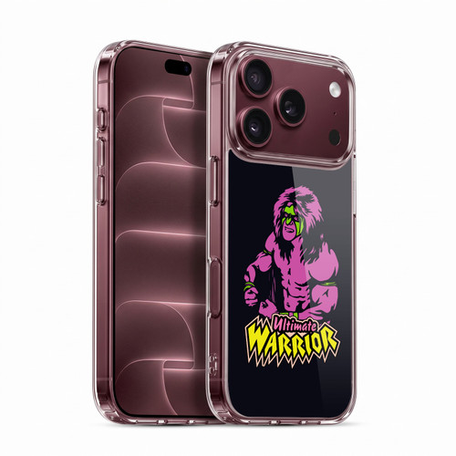 WWE Ultimate Warrior Half Body Illustrated Soft Gel Case for Apple iPhone 18 Pro