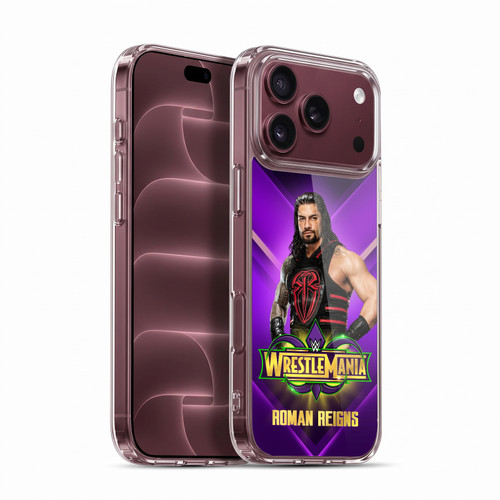 WWE Wrestlemania 34 Superstars Roman Reigns Soft Gel Case for Apple iPhone 18 Pro Max