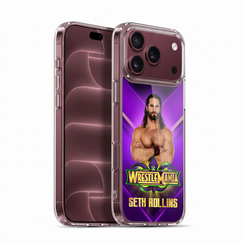 WWE Wrestlemania 34 Superstars Seth Rollins Soft Gel Case for Apple iPhone 18 Pro Max