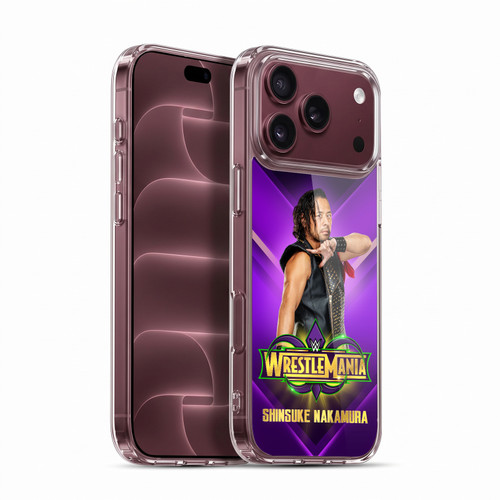 WWE Wrestlemania 34 Superstars Shinsuke Nakamura Soft Gel Case for Apple iPhone 18 Pro Max