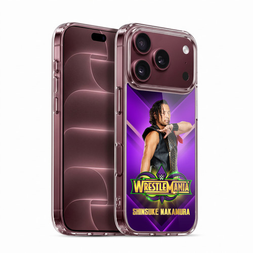 WWE Wrestlemania 34 Superstars Shinsuke Nakamura Soft Gel Case for Apple iPhone 18 Pro