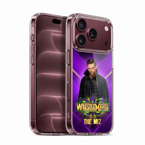 WWE Wrestlemania 34 Superstars The Miz Soft Gel Case for Apple iPhone 18 Pro