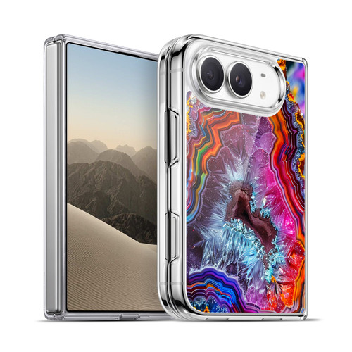 Haroulita Agates Colorful Soft Gel Case for Apple iPhone Duo