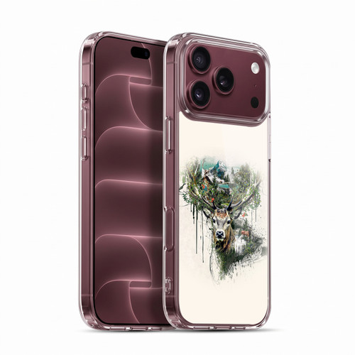 Riza Peker Animal Abstract Deer Wilderness Soft Gel Case for Apple iPhone 18 Pro Max