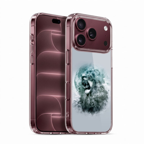 Riza Peker Animal Abstract Roaring Clouds Soft Gel Case for Apple iPhone 18 Pro
