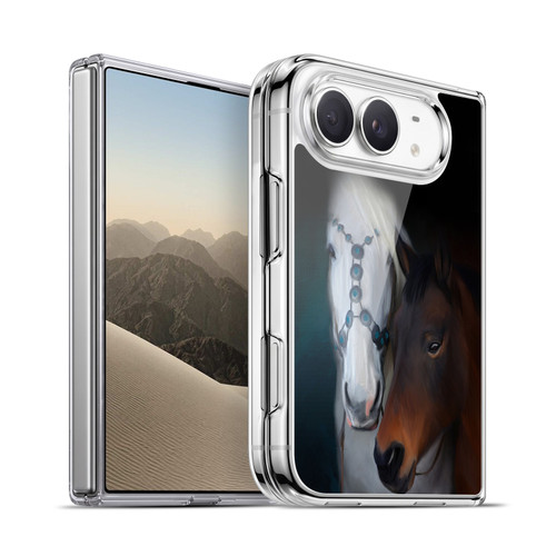 Simone Gatterwe Nature Portraits III Painted Horse Soft Gel Case for Apple iPhone Duo
