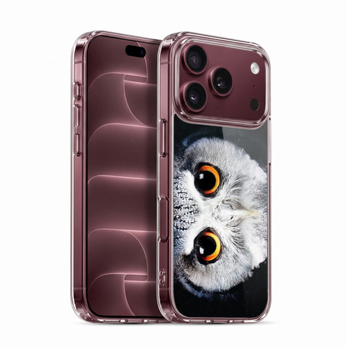 Head Case Designs Animal Faces White Faced Owl Soft Gel Case for Apple iPhone 18 Pro