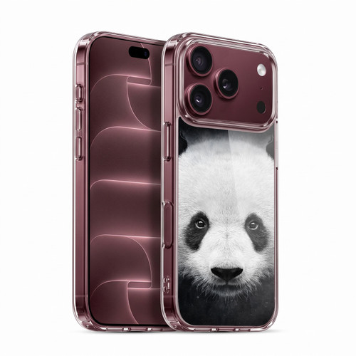 Head Case Designs Animal Faces Closeup Of Panda Bear Soft Gel Case for Apple iPhone 18 Pro