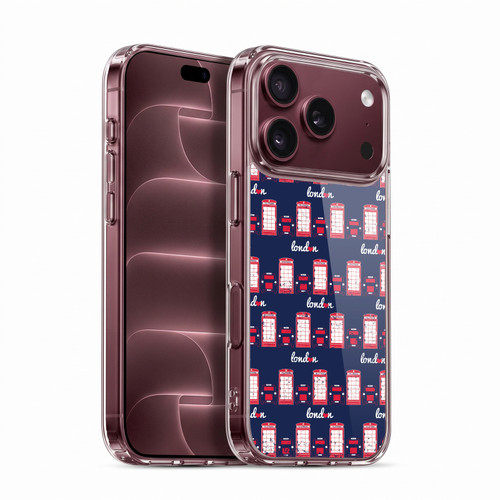 Head Case Designs London Prints Telephone Box And Taxi Soft Gel Case for Apple iPhone 18 Pro