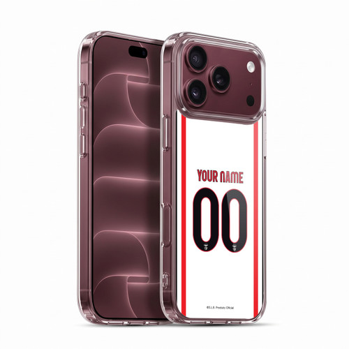 Custom Customised Personalised S.L. Benfica 2021/22 Kit Away Soft Gel Case for Apple iPhone 18 Pro Max