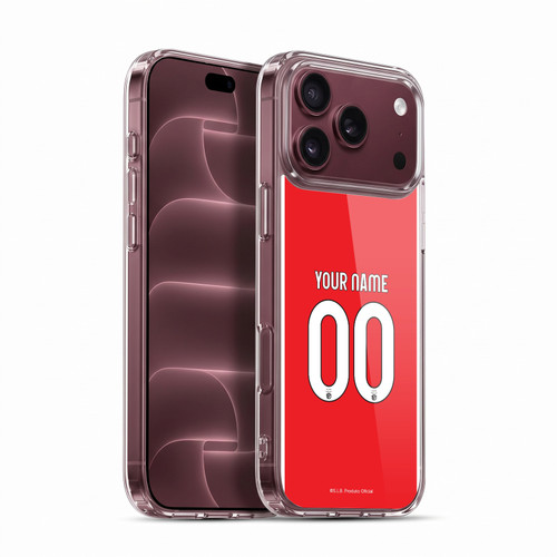 Custom Customised Personalised S.L. Benfica 2021/22 Kit Home Soft Gel Case for Apple iPhone 18 Pro Max
