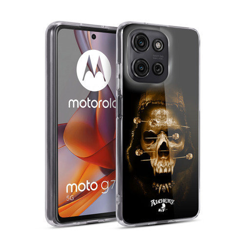 Alchemy Gothic Skull Death Fetish Soft Gel Case for Motorola Moto G75