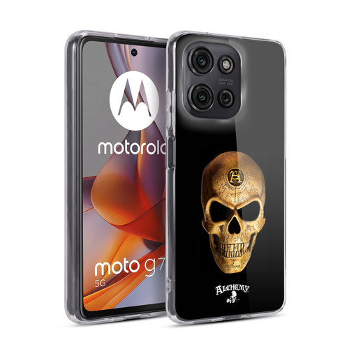 Alchemy Gothic Skull Omega Soft Gel Case for Motorola Moto G75