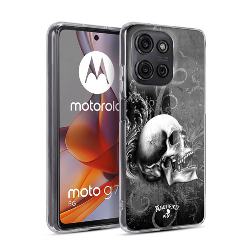 Alchemy Gothic Skull De Profundis Soft Gel Case for Motorola Moto G75