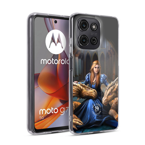 Anne Stokes Dragons 3 Fierce Loyalty Soft Gel Case for Motorola Moto G75