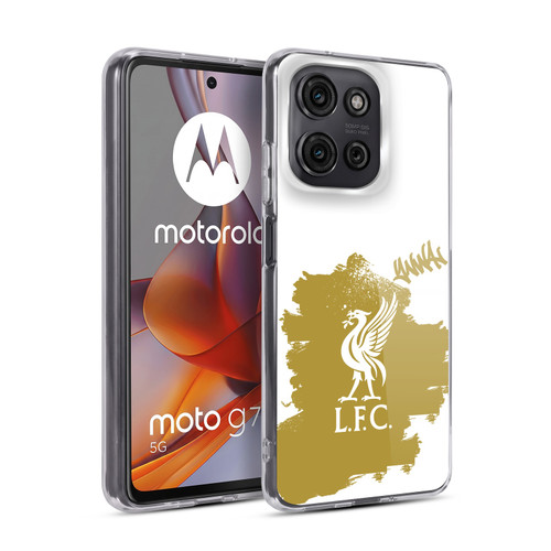 Liverpool Football Club Graffiti Art Liverbird In White Soft Gel Case for Motorola Moto G75