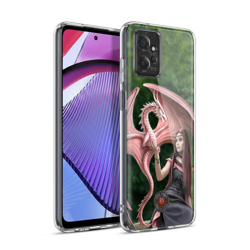 Anne Stokes Dragon Friendship Elegant Soft Gel Case for Motorola Moto G Power (2023)