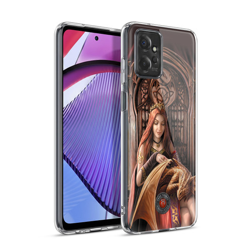 Anne Stokes Dragon Friendship Forever Soft Gel Case for Motorola Moto G Power (2023)