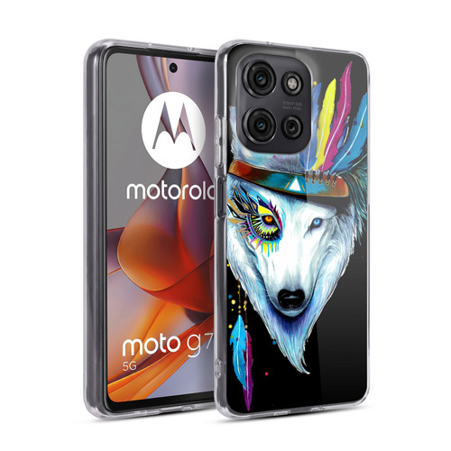 Pixie Cold Animals Warrior Soft Gel Case for Motorola Moto G75