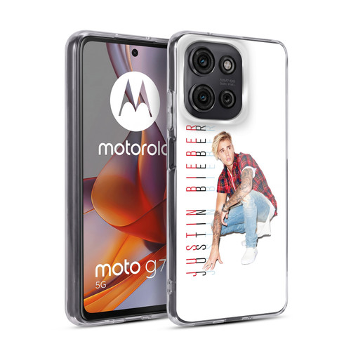 Justin Bieber Purpose Calendar Photo And Text Soft Gel Case for Motorola Moto G75