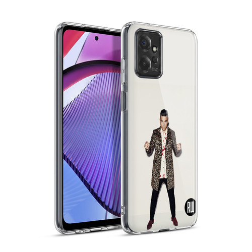 Robbie Williams Calendar Animal Print Coat Soft Gel Case for Motorola Moto G Power (2023)