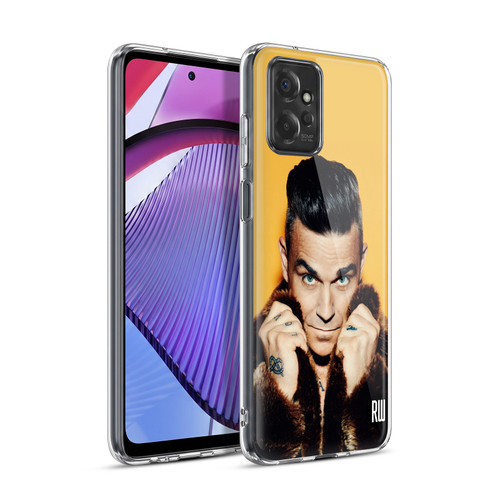 Robbie Williams Calendar Fur Coat Soft Gel Case for Motorola Moto G Power (2023)