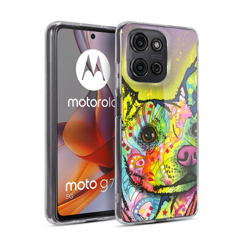 Dean Russo Dogs 3 Listening Soft Gel Case for Motorola Moto G75