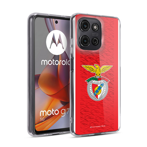 S.L. Benfica 2021/22 Crest Kit Home Soft Gel Case for Motorola Moto G75