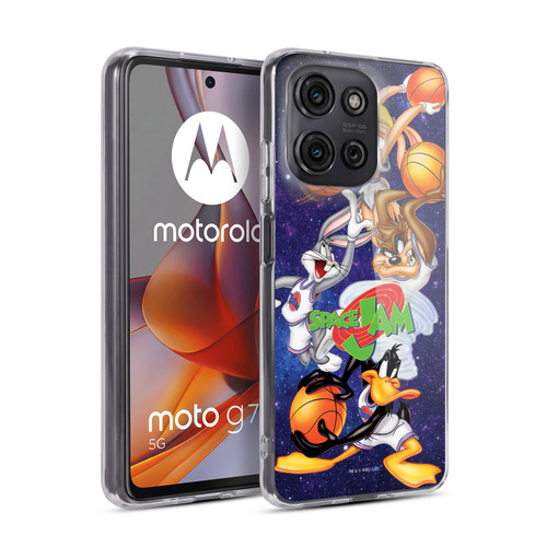 Space Jam (1996) Graphics Poster Soft Gel Case for Motorola Moto G75