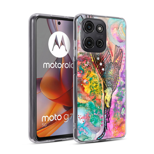 Dean Russo Wildlife 3 Eagle Soft Gel Case for Motorola Moto G75