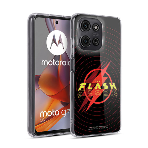 The Flash 2023 Graphics Logo Soft Gel Case for Motorola Moto G75
