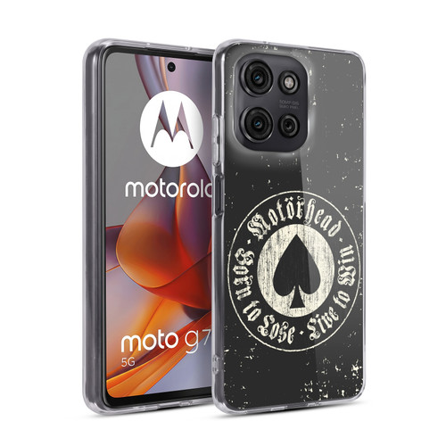 Motorhead Logo Ace Of Spades 2 Soft Gel Case for Motorola Moto G75