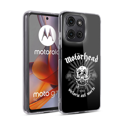 Motorhead Logo Victoria Aut Morte Soft Gel Case for Motorola Moto G75