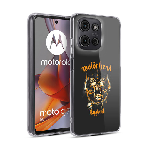Motorhead Logo Warpig England Soft Gel Case for Motorola Moto G75