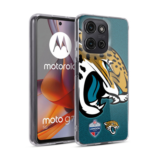 NFL 2024 International Games London Jaguars Soft Gel Case for Motorola Moto G75