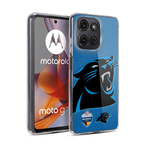 NFL 2024 International Games Munich Panthers Soft Gel Case for Motorola Moto G75