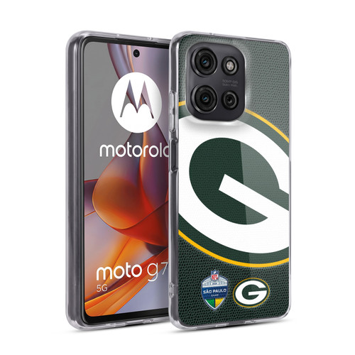 NFL 2024 International Games São Paulo Packers Soft Gel Case for Motorola Moto G75