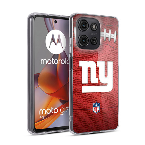 NFL New York Giants Graphics Football Soft Gel Case for Motorola Moto G75