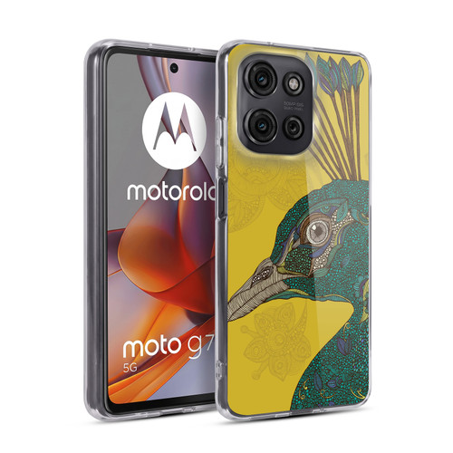 Valentina Birds Peacock Soft Gel Case for Motorola Moto G75