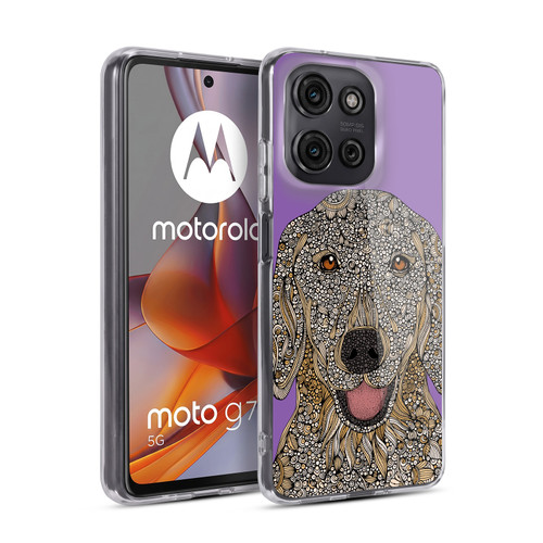 Valentina Dogs Golden Retriever Soft Gel Case for Motorola Moto G75