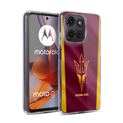 Arizona State University ASU Arizona State University Banner Soft Gel Case for Motorola Moto G75