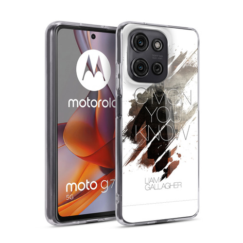 Liam Gallagher Graphics C'mon You Know Soft Gel Case for Motorola Moto G75